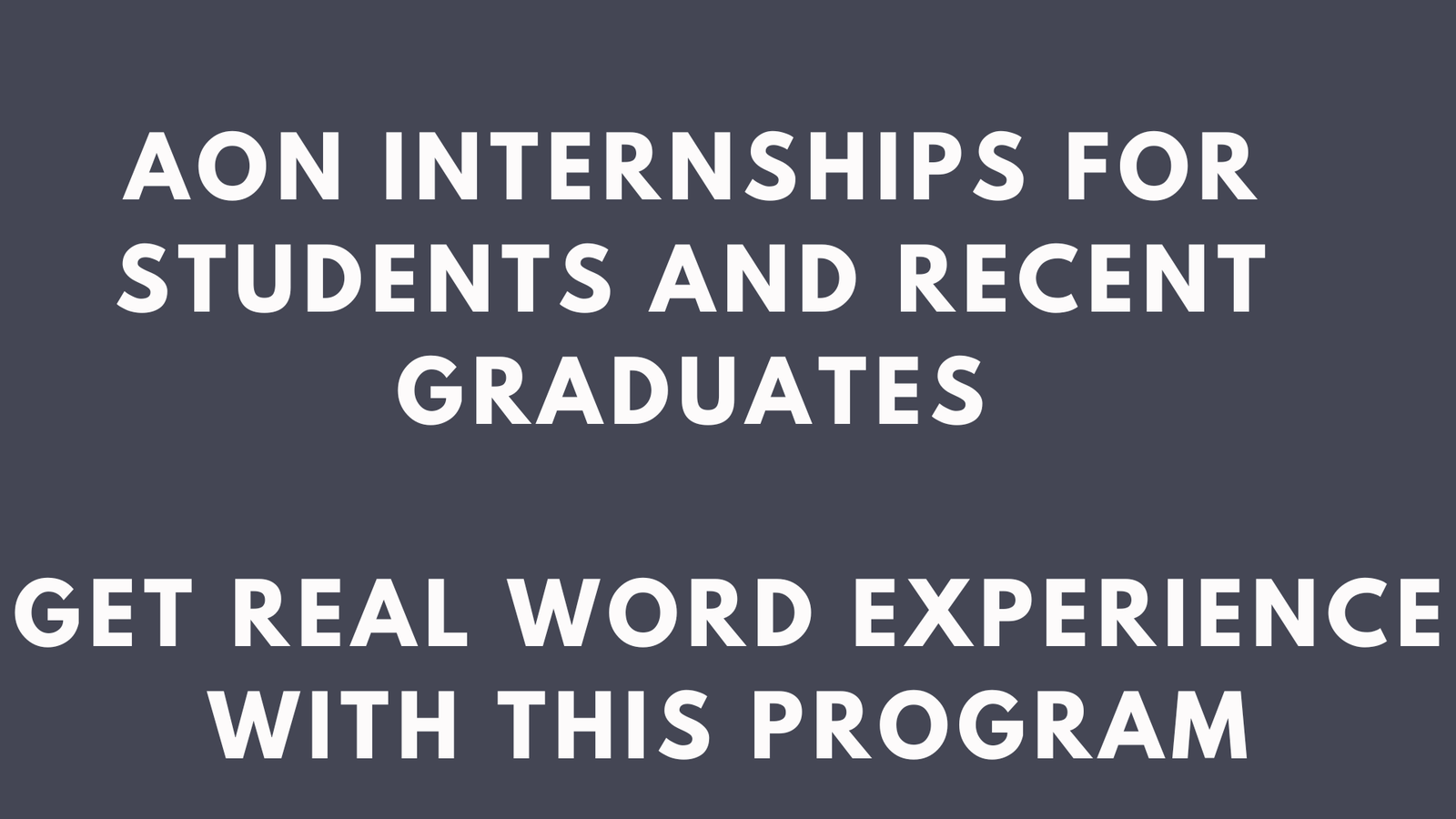 AON Internships