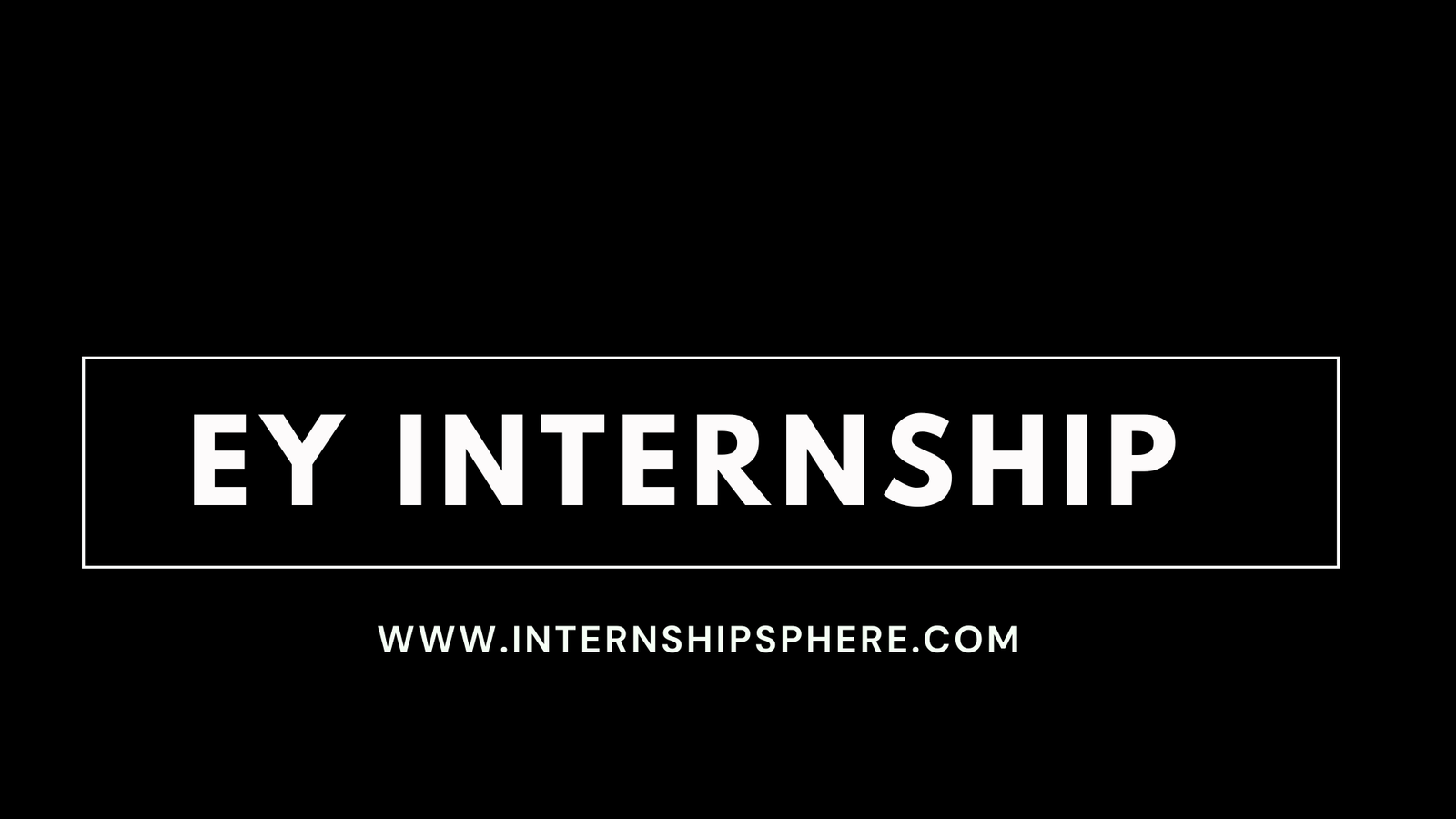 EY Internship