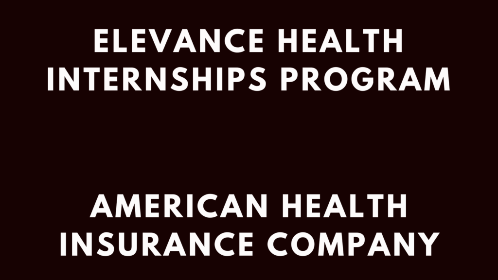 Elevance Health Internships