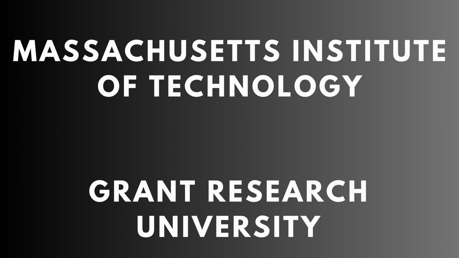 MIT Internship