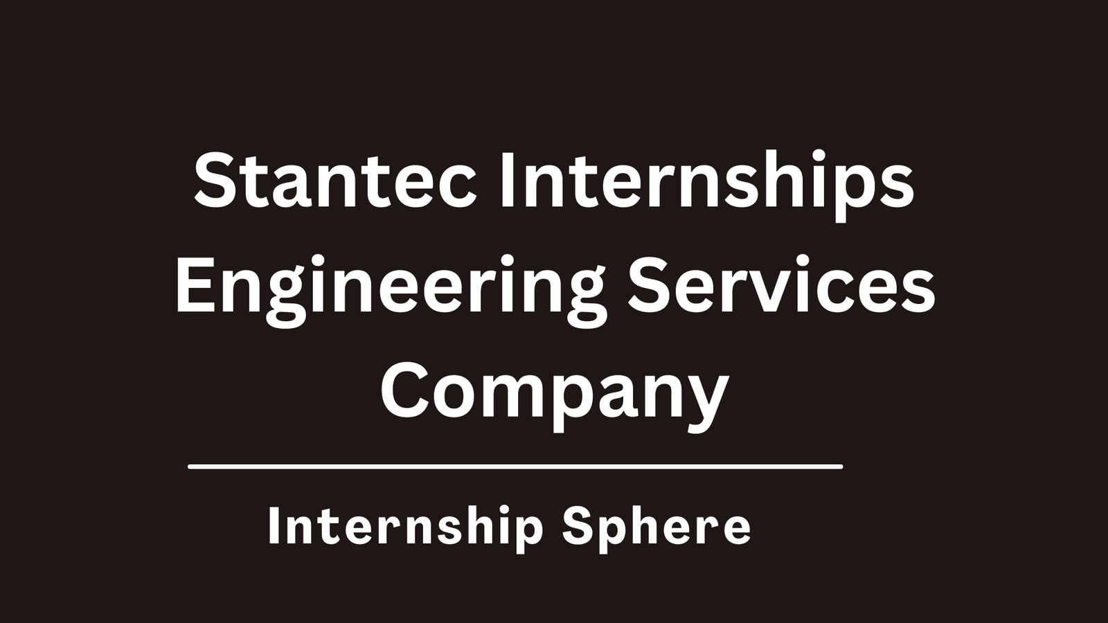 Stantec Internships