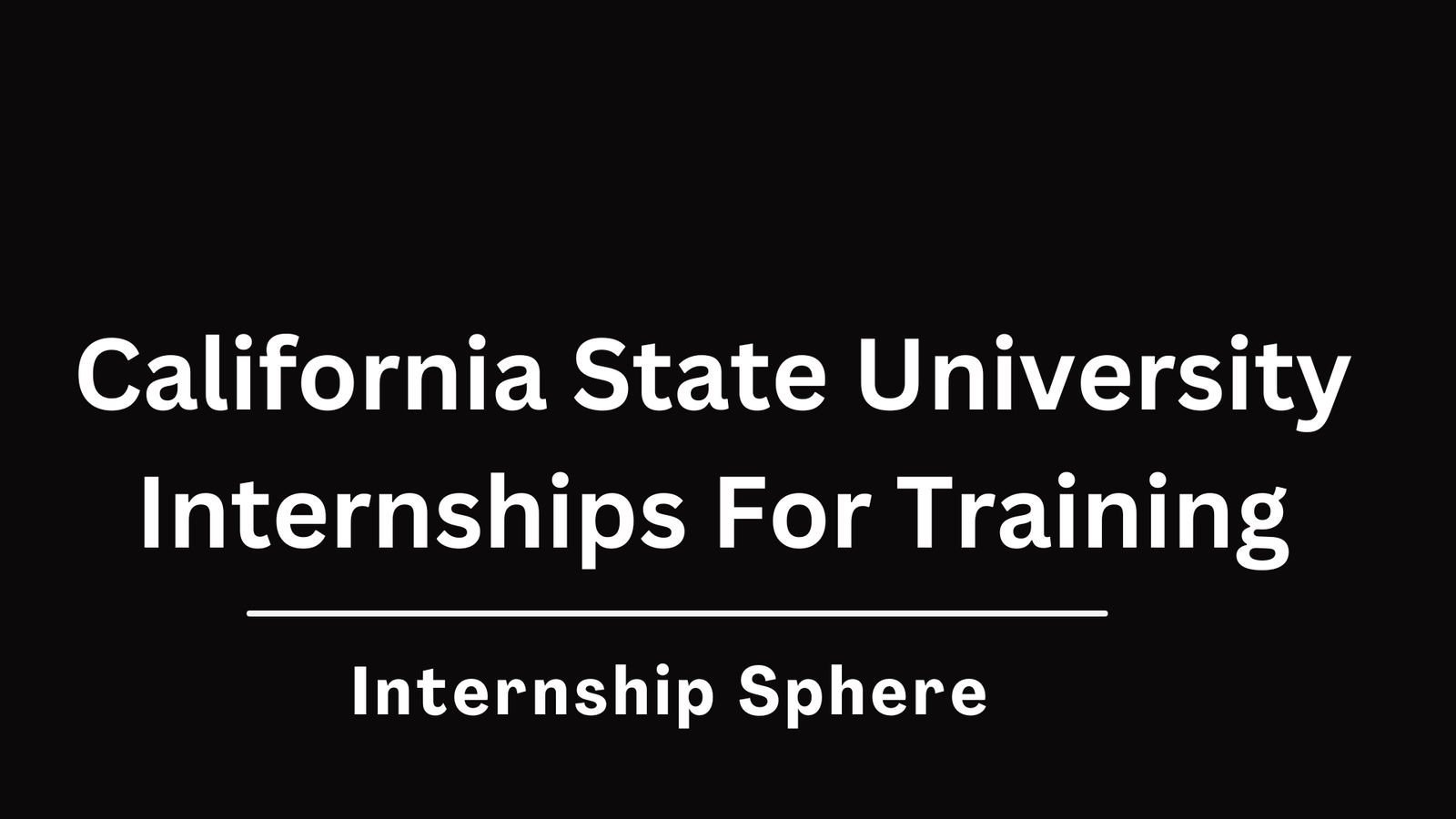CSULB Internships
