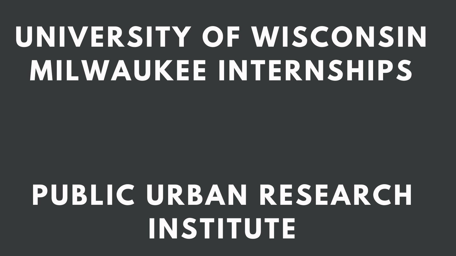 UWM Internships