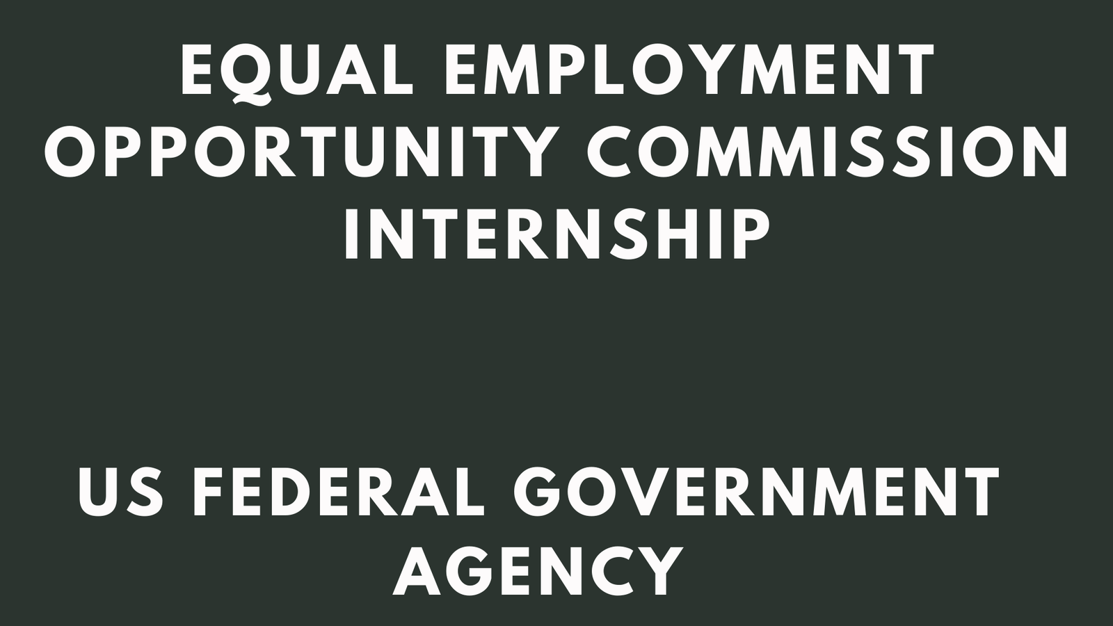EEOC Internship