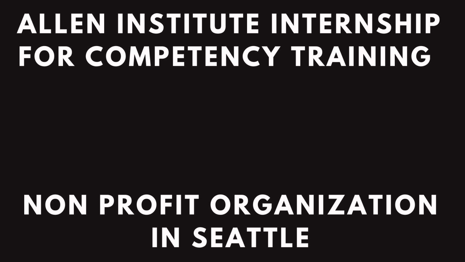 Allen Institute Internship 2026 Summer Opportunities - Internship Sphere